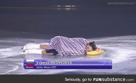 Finally, Olympic sport I can relate to!