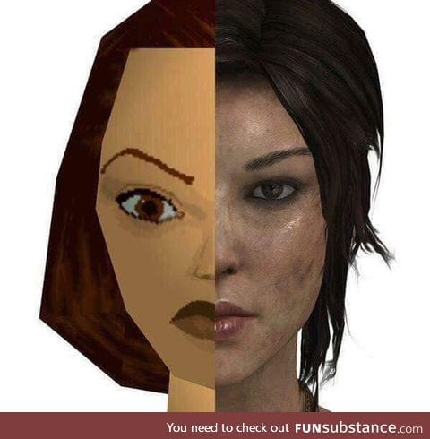1998 computer graphics compared to 2018 computer graphics.