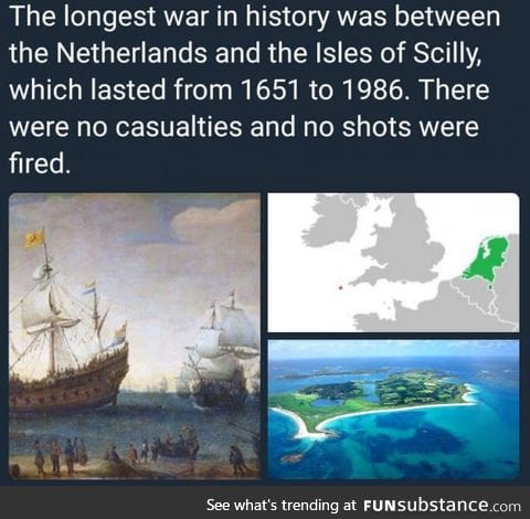 The longest war in history