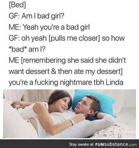 What a bad girl