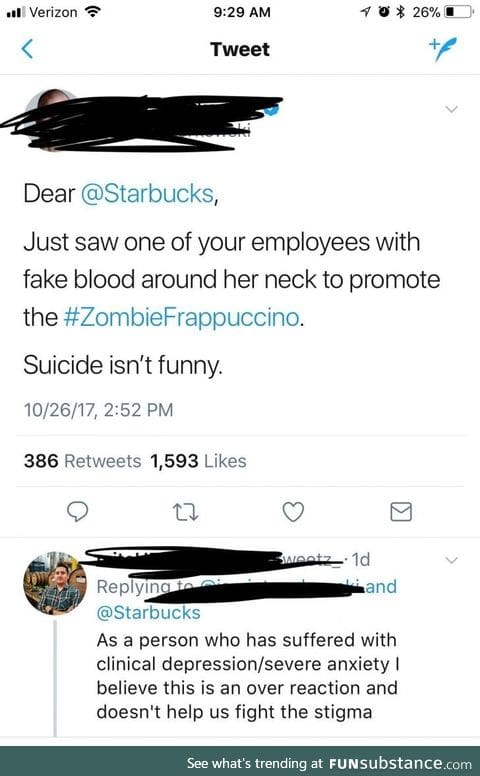 Starbucks upped their trigger game