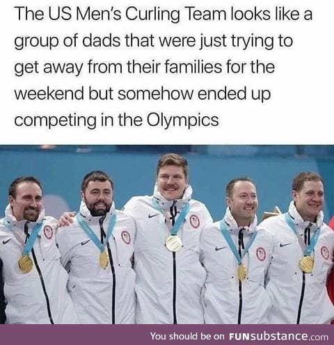 Only dads would be interested in curling