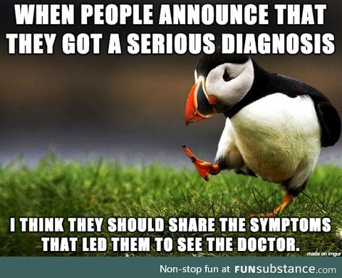 Why not get both love/support during a hard time AND help others know what to watch for