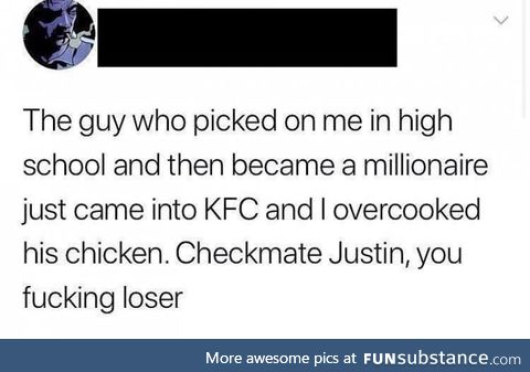 Justin is a loser