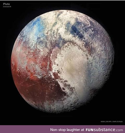 This HD picture of Pluto