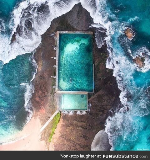 Rock pool in Australia