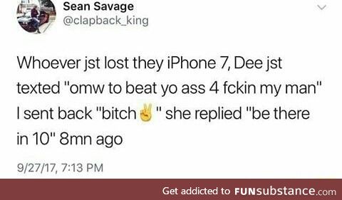 Someone is about to die