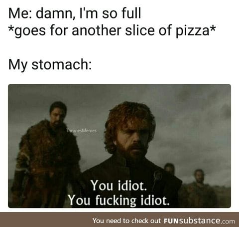 But it's pizza