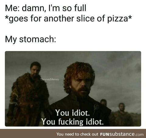 But it's pizza