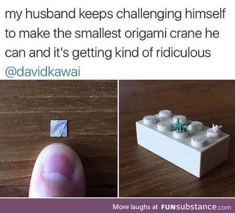 Tiniest origami