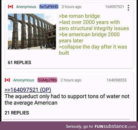 Anon talks about bridges