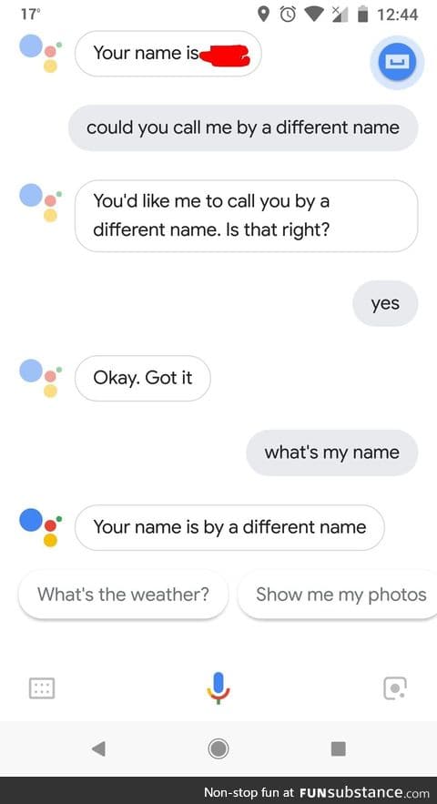 Google Assistant makes a dad joke