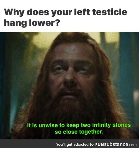 Why balls are hung at different height