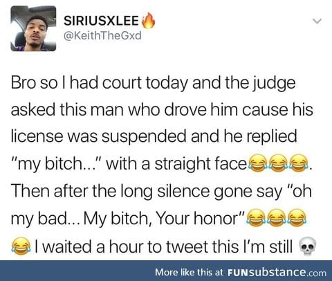 My b*tch