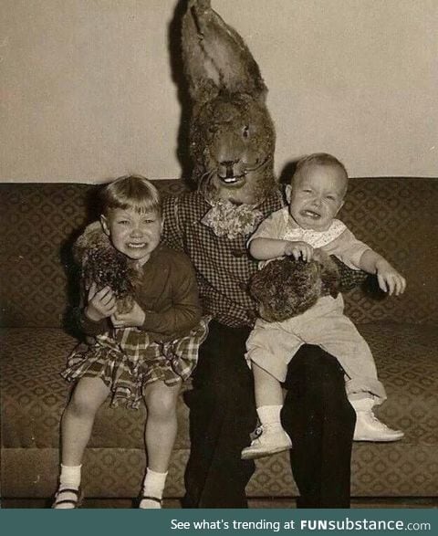 Here comes the easter bunny