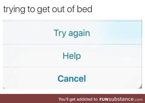 Getting out of bed