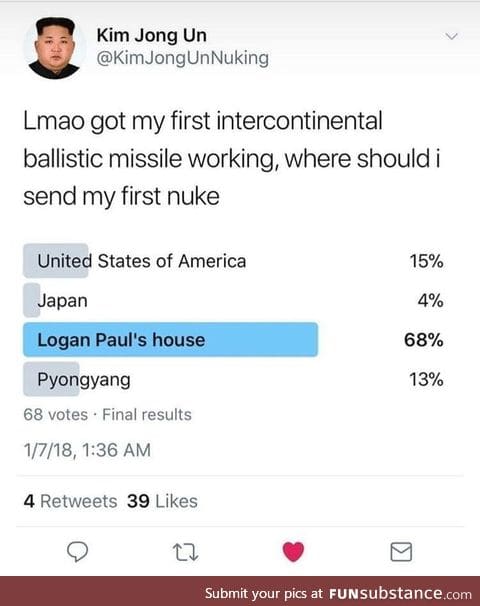 My house got nuked by kim jong un (not click bait)