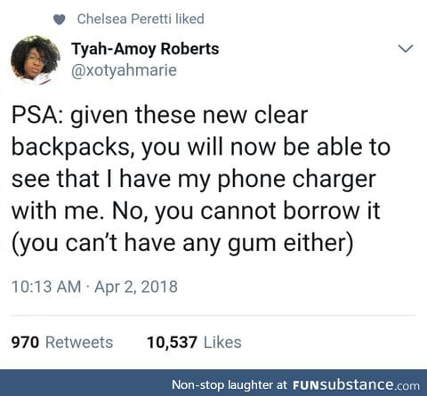 Can I have some gum?