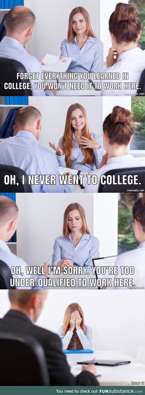 Can't get a job without experience, can't get experience w/o a job