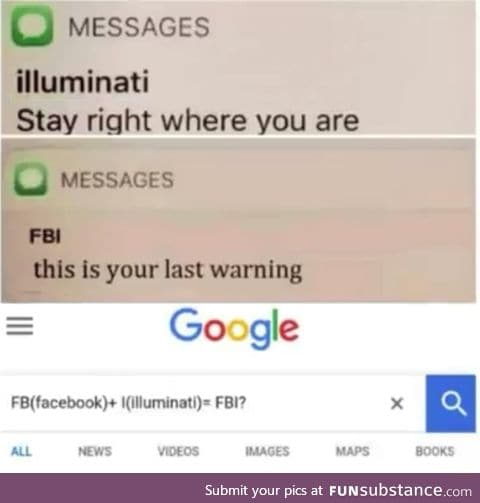FBI is Facebook and Illuminati