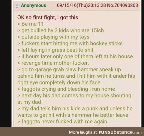 Anon fights bullies