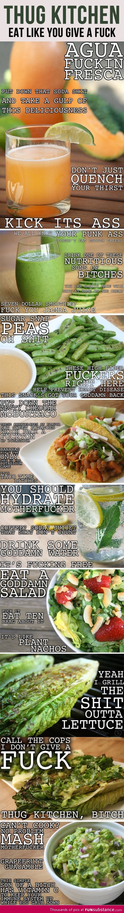 Eat like you give a damn