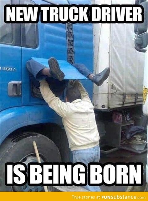 New Truck Driver is Being Born