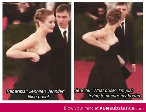 Jennifer Lawrence's nice pose