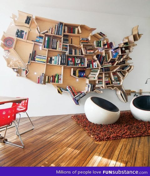 At least kansas makes for a good bookshelf