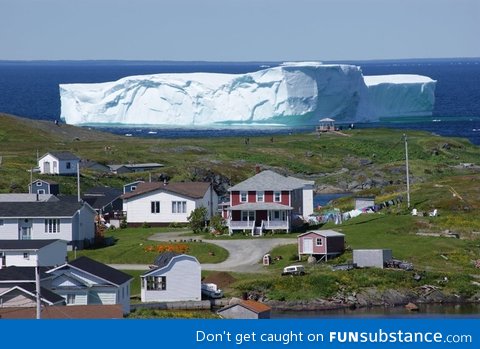 An iceberg just floated into town