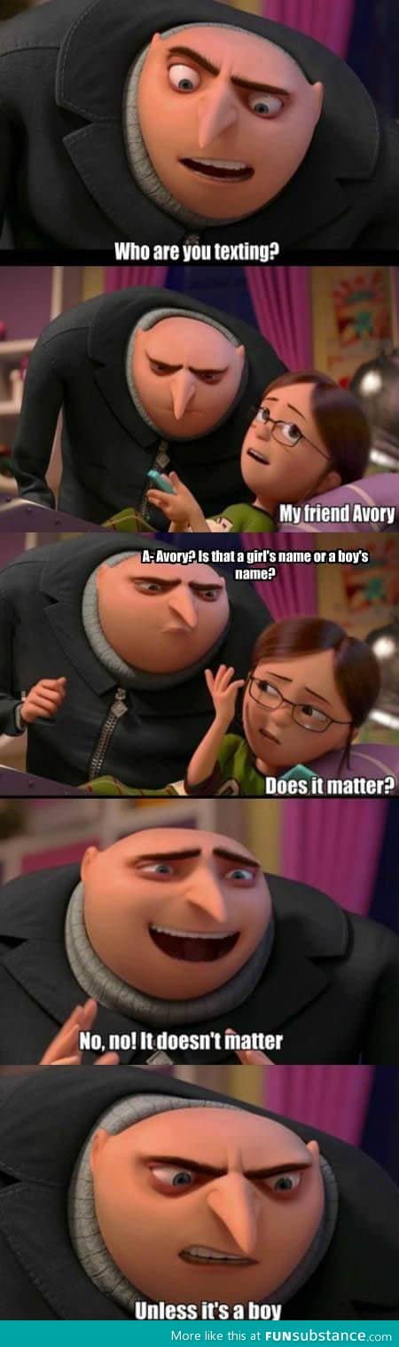 Are you texting a boy?