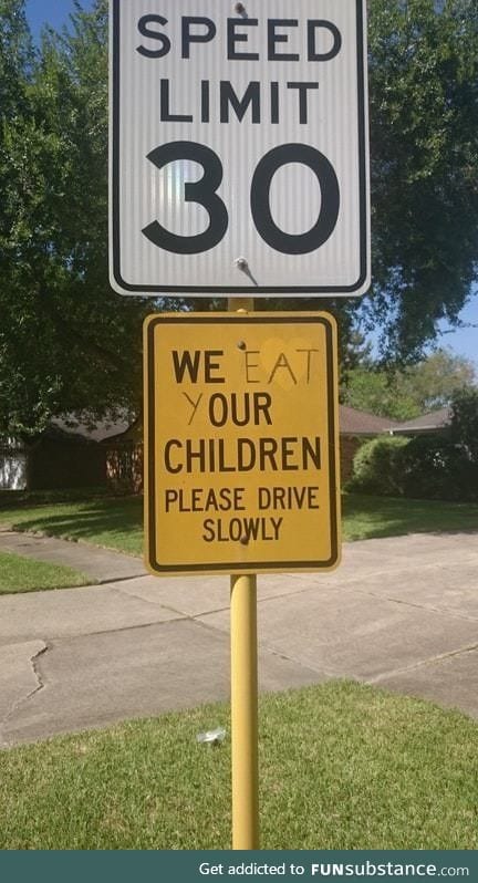 What a warm welcome to a new neighborhood