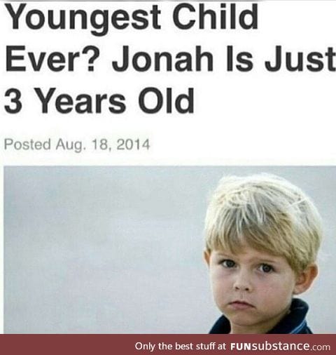 Youngest child ever