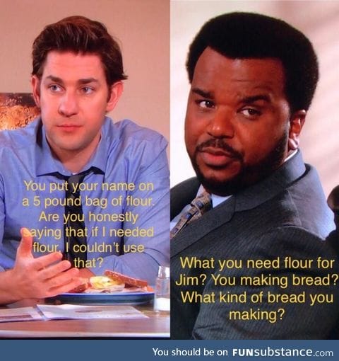 Jim and Darryl attempting to be roommates was great