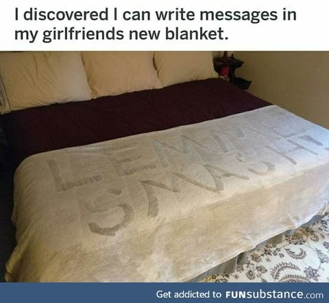 New bed sheet