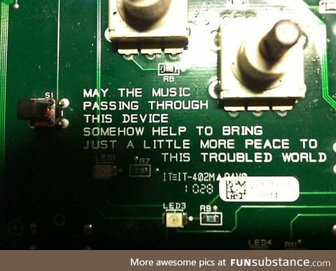 Found on a guitar pedal circuit board