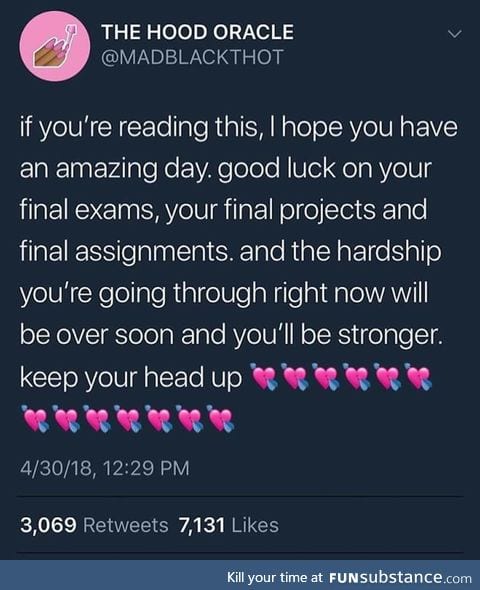 Good luck
