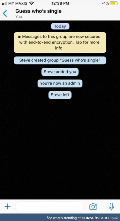 Haha f**k you too Steve