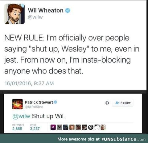 Shut up