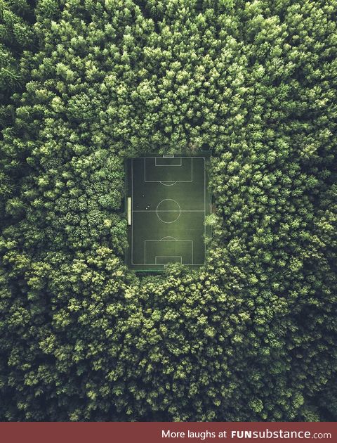 Soccer field in Moscow