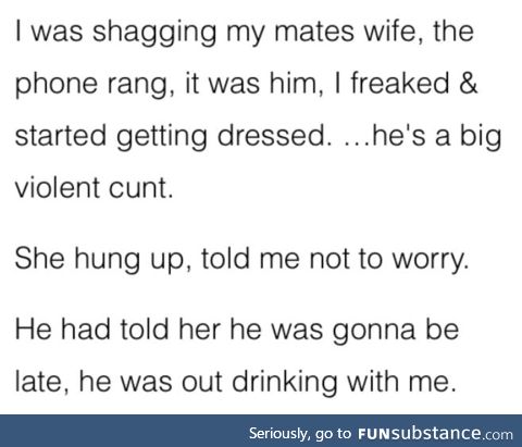 I have sexual relationship with my mate's wife