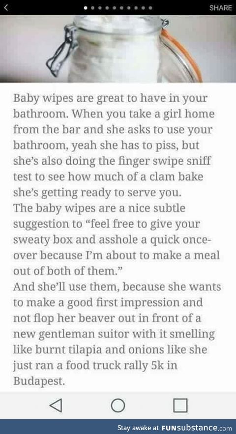 Pro Tip from Good Housekeeping, not really