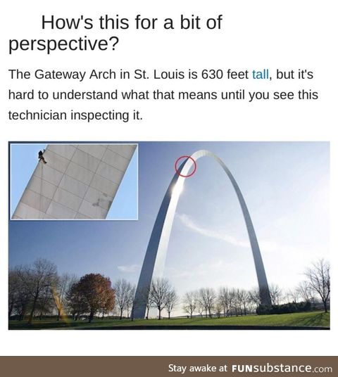 It's a huge arch