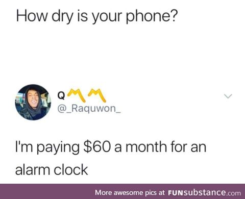 Dry phone