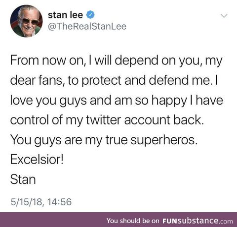 We need to protect Stan at all costs