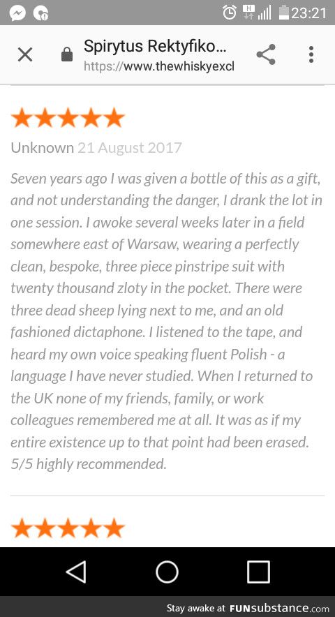 This vodka review