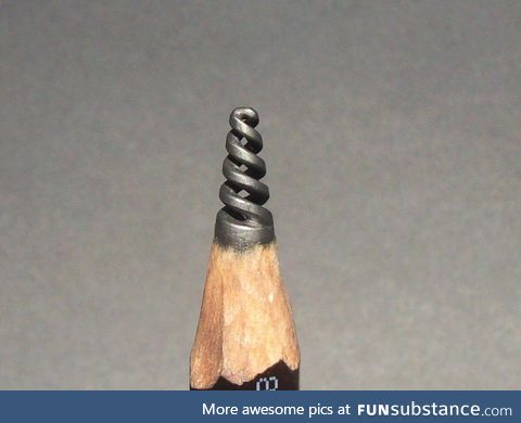 Carved pencil