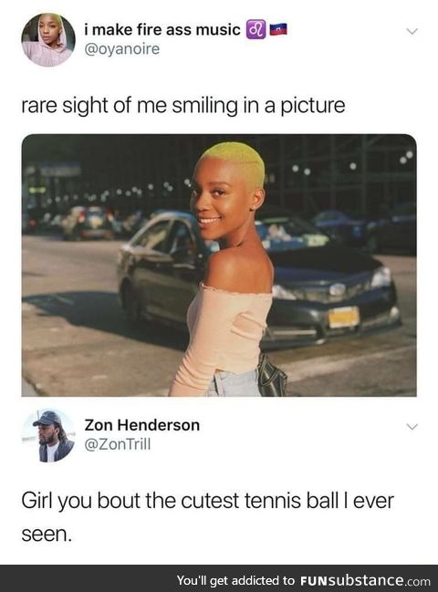 Cute tennis ball