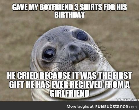 He has been in several relationships before me