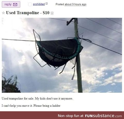 Used Trampoline for sale